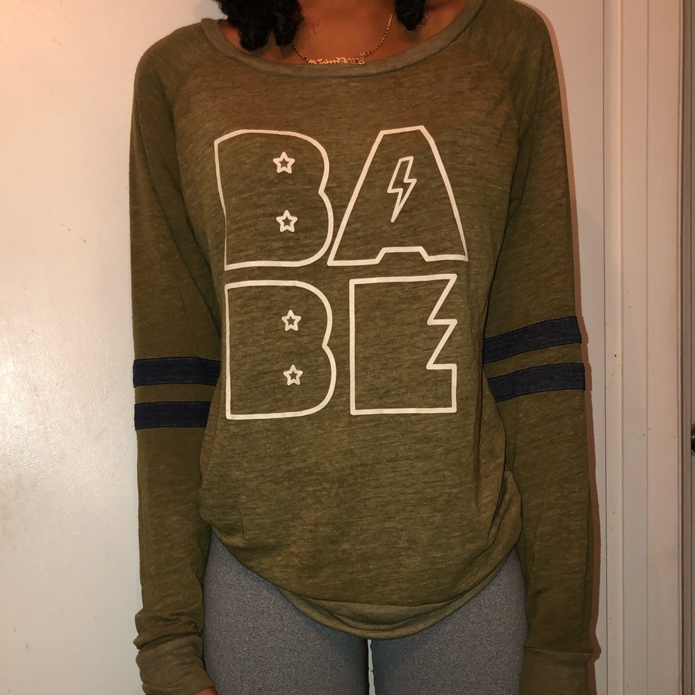 “BABE” Long Sleeve Top